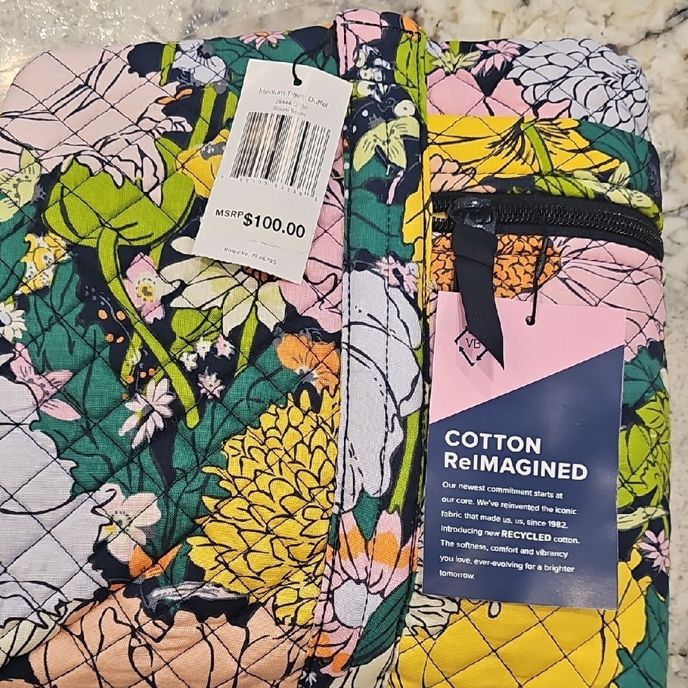 Vera Bradley Medium Duffel Travel Bag